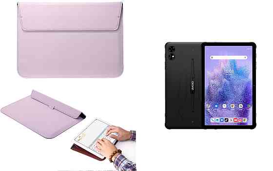 Чохол-конверт VitoCase для UMIDIGI Active T1 11, з функцією підставки для планшета Фіолетовий Київ