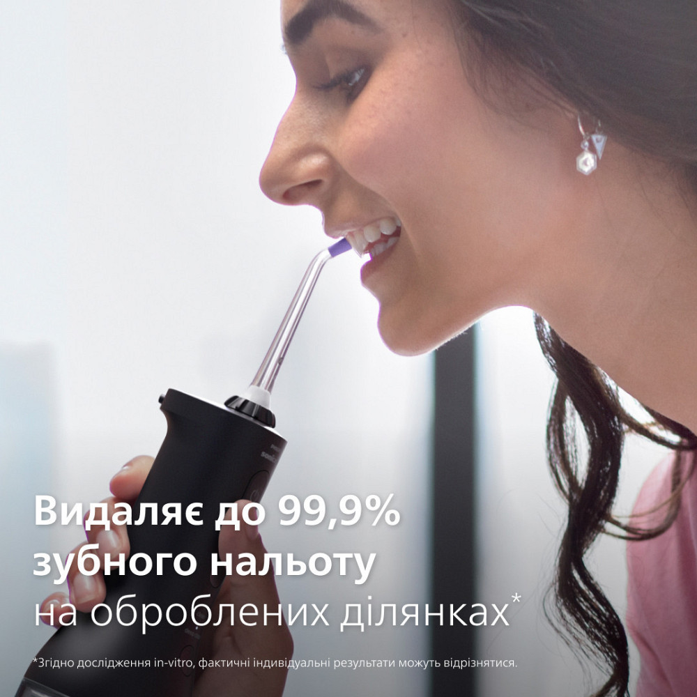 Іригатор Philips Sonicare Cordless Power Flosser 3000 HX3826/33 ( Black ) Харьков - изображение 12