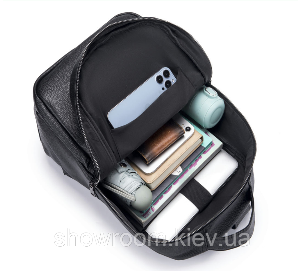 Качественный мужской кожаный рюкзак сумка Leather Collection (5063) Киев - изображение 3
