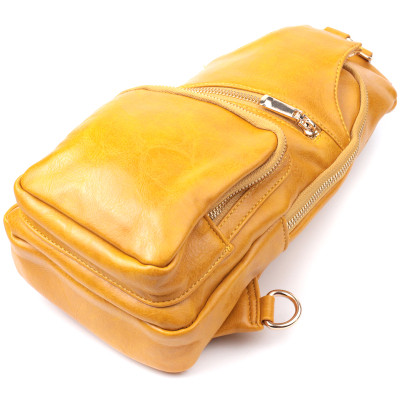 Сумка Vintage Из экокожи Желтая (22753) Винница - изображение 10