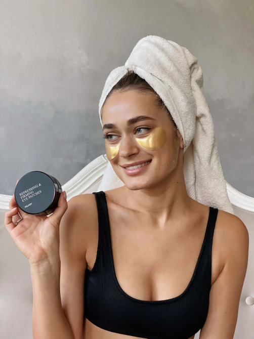 Освежающие укрепляющие патчи с витамином C Vitamin C Refreshing & Firming Eye Patches Hillary 60 шт 90 г Киев - изображение 7