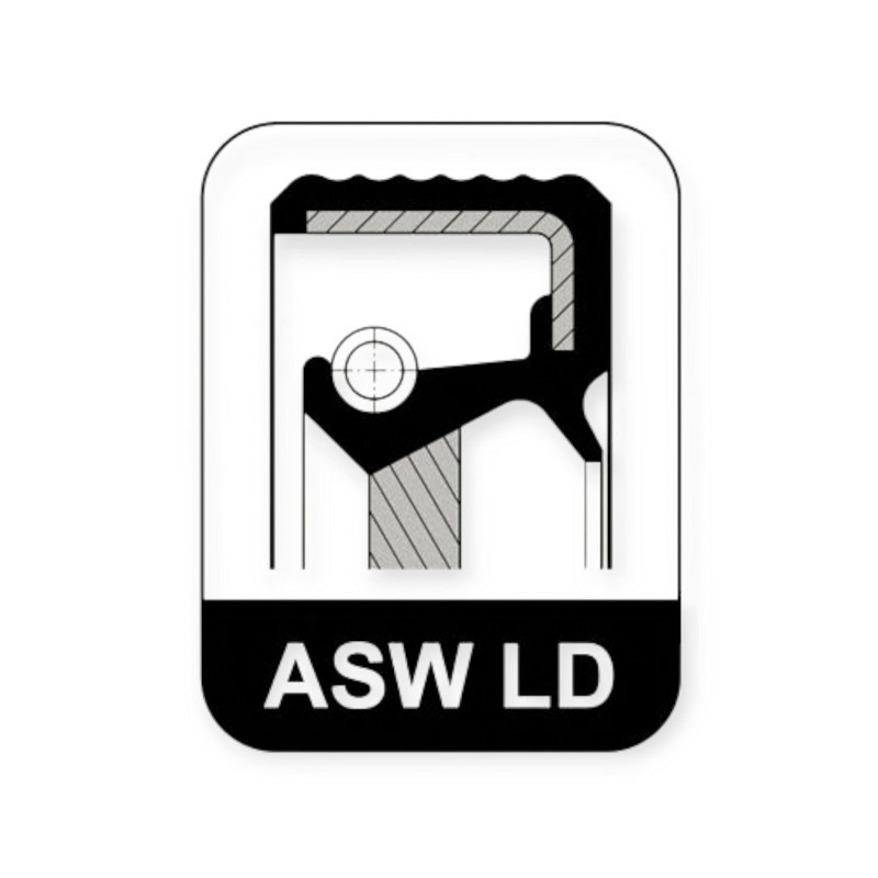 Сальник Logan задній (80x100x8) колінвала Мукачево - фото 2