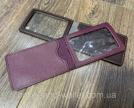Універсальна обкладинка на права і ID карту з гербом України P-Leather Київ