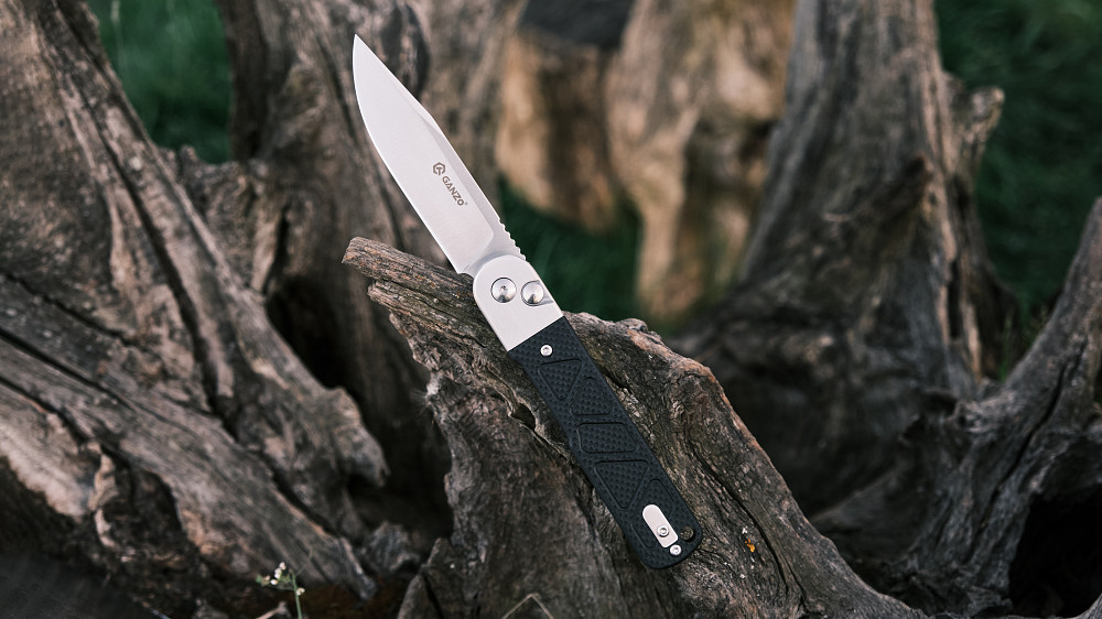 Ніж складаний Ganzo G767-BK чорний Київ - фото 7