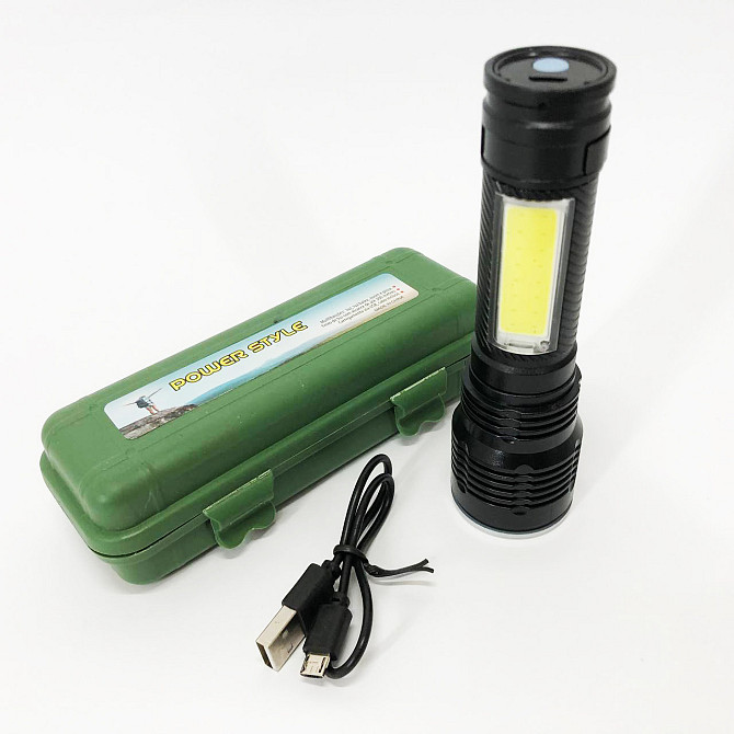 Поисковый фонарь ручной Police BL-T630S-XPE+COB, Хороший фонарь для охоты, Фонарик на UC-663 все случаи Київ - фото 1