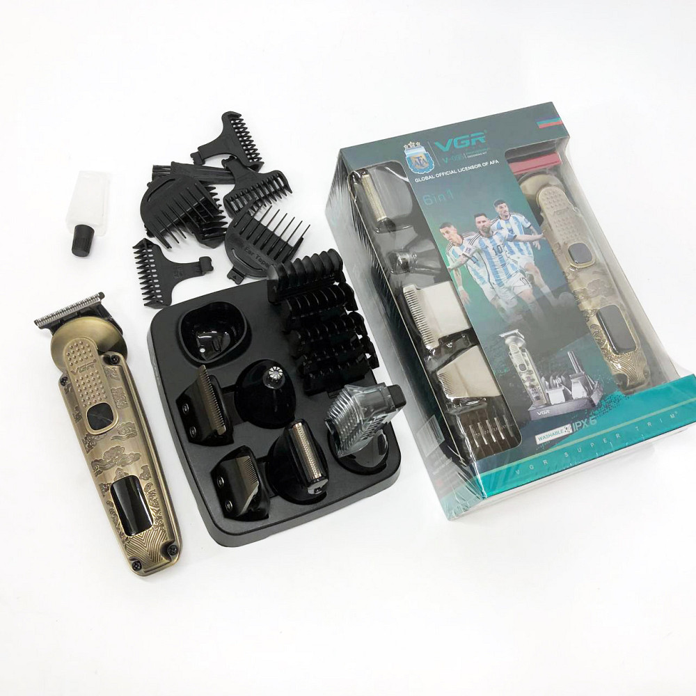 Машинка для стрижки волос для профессионалов VGR Машинка стрижки волос и затылка VD-24 Львов - изображение 7