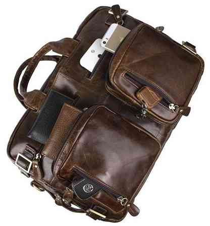 Сумка чоловіча Коричнева (Vintage) Київ