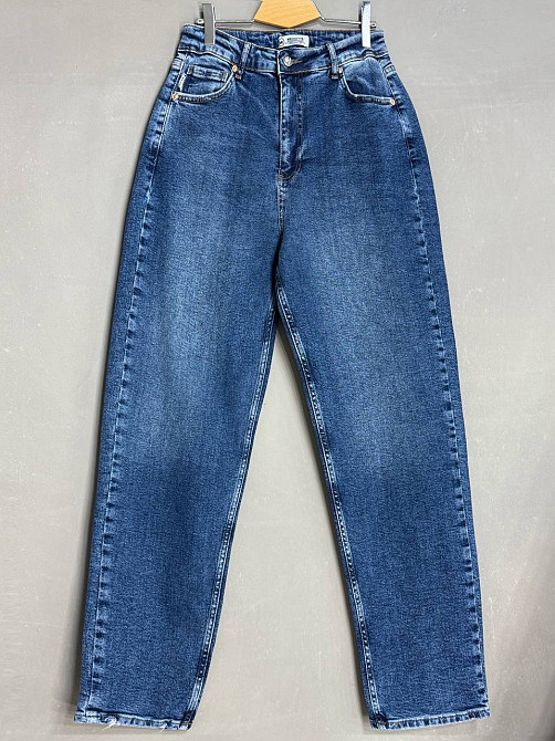 Джинсы женские Mikaletta 13141 MOM comfort стрейчевые синие, синий, 33, 33, 89 см, 112 см Киев - изображение 14