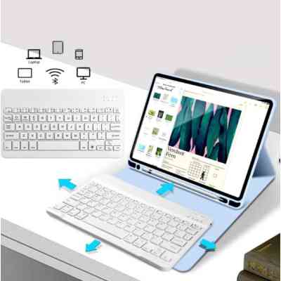 Чехол для планшета BeCover with keyboard Apple iPad Pro 11" M4 2024 Light Blue (713000) Винница