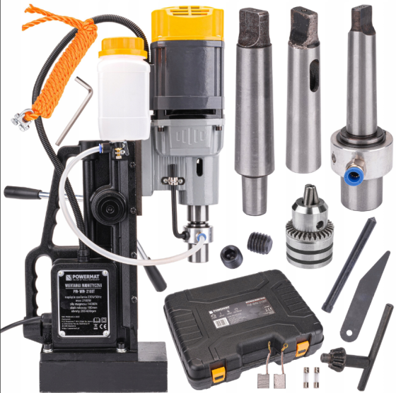 Свердлильний верстат магнітний 2100Вт Powermat 230В (Польща) Київ