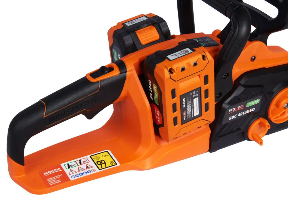 Пила ланцюгова акумуляторна SEQUOIA SBC4014BSO-E2W 35см з АКБ і ЗП в компл. Коломия - фото 3
