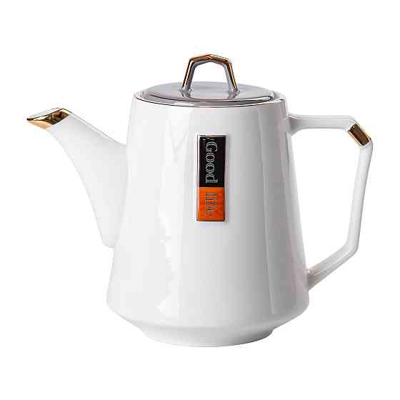 Чайный сервиз на 6 персон с подставкой, серый Киев