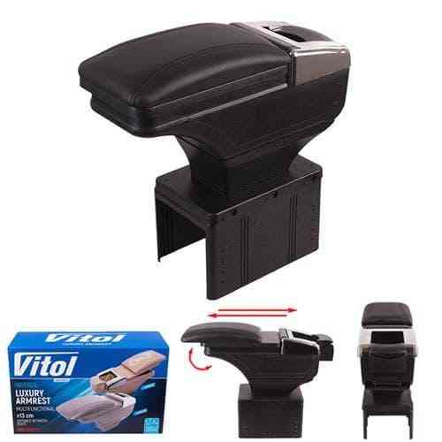 Подлокотник HJ48015 черный с пепельницей и подстаканником Харьков