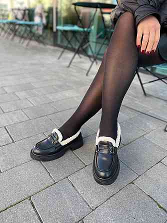 PLPS Лофери жіночі PLPS -1 чорні (весна-осінь, шкіра натуральна) (5609) 39 Коломыя