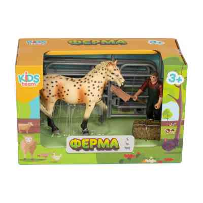 Фігурка Kids Team набір Ферма фермер Кнабструппер (Світле забарвлення з плямами) (Q9899-X3_1) Вінниця