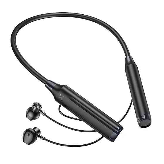 Наушники беспроводные BOROFONE BE64 Perfect шейный ободок Bluetooth, earphones, цвет черный BE64B Одесса