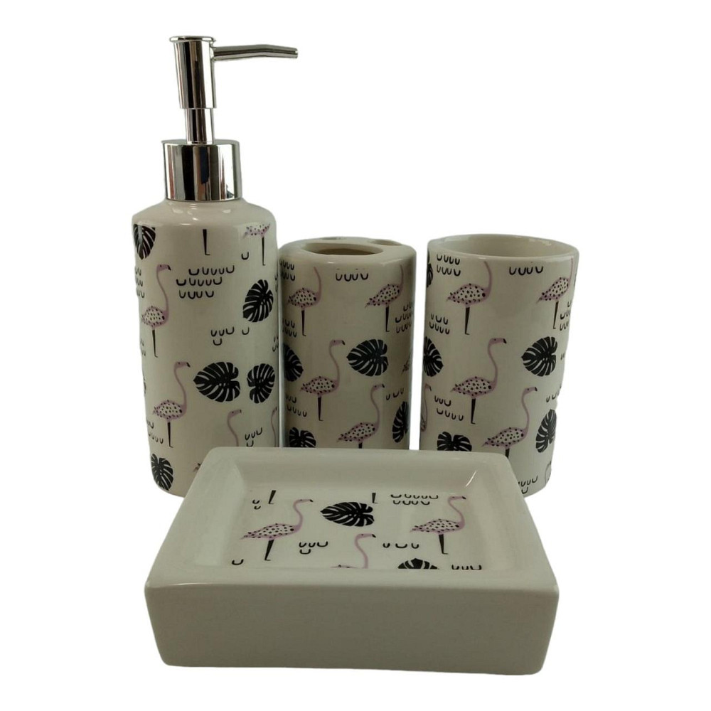 Набор для ванной комнаты из керамики Фламинго Киев - изображение 1