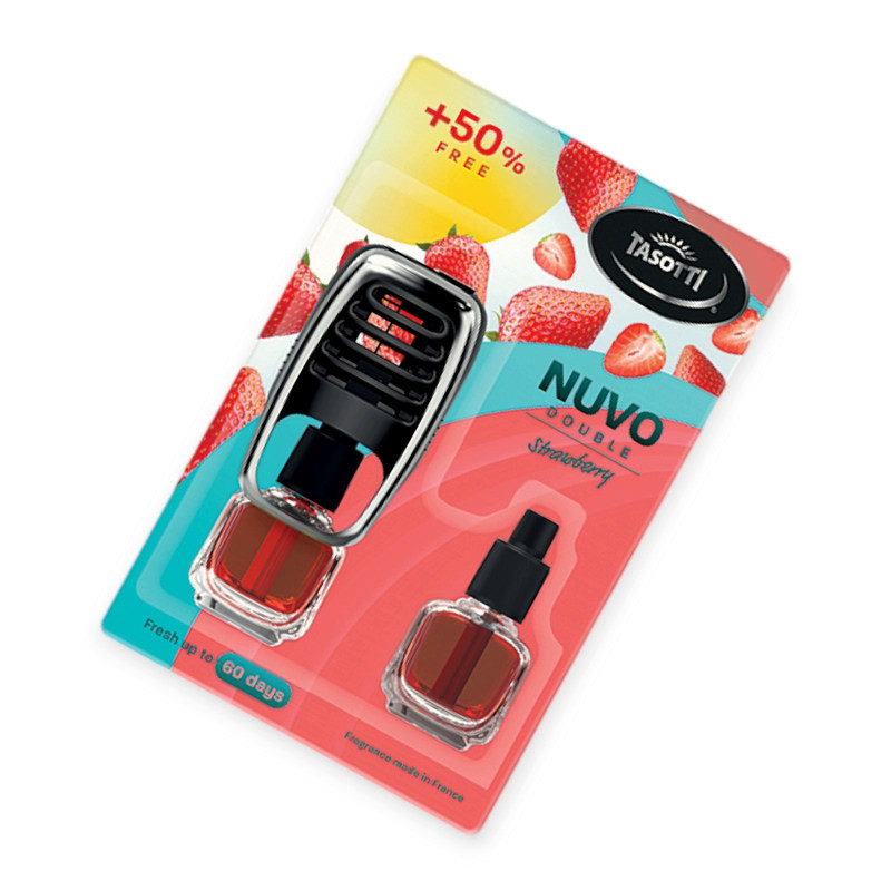 Ароматизатор на обдув жидкий 8мл tasotti nuvo double blister 