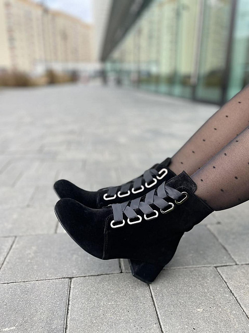 Nivelle Черевики жіночі NIVELLE чорні замша натуральна 38р. (5415/4030-4046) Коломия - фото 3