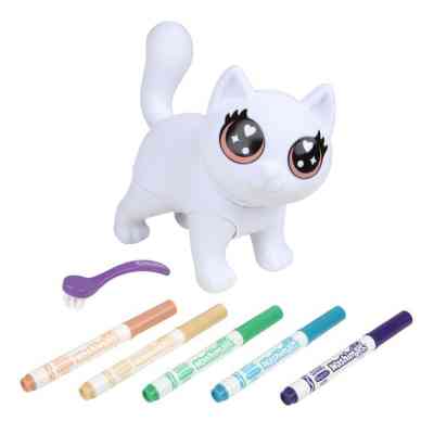 Набір для творчості Crayola Washimals Котик- велетень, з фломастерами 5 шт (74-7518) Вінниця