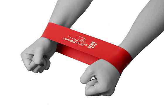Резинка для фітнесу PowerPlay 4114 Mini Power Band 1.2мм. Heavy Червона (11 кг) Каменское