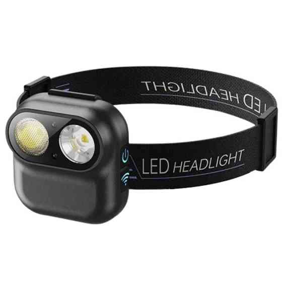 Ліхтар налобний W809-2XTE Motion Sensor MR-91 Київ