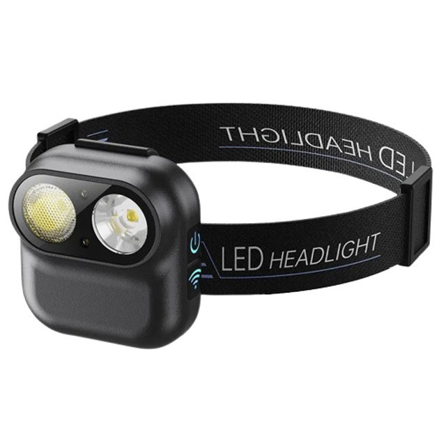 Ліхтар налобний W809-2XTE Motion Sensor MR-91 Київ - фото 3