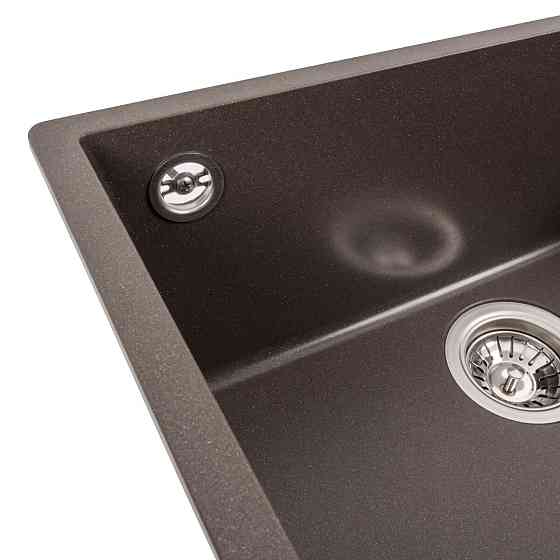 VALESO Гранітна мийка для кухні VALESO OASIS 5444 матова Темна скеля Киев