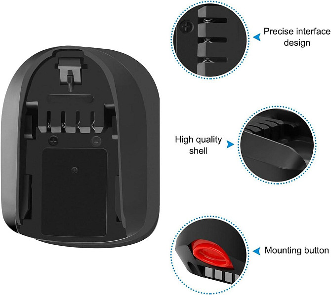Аккумулятор BURGARDEN 18V 3.0Ah Li-ion для электроинструментов Bosch PSB, PSR, PSM, PST, Uneo Maxx 3 Киев - изображение 4