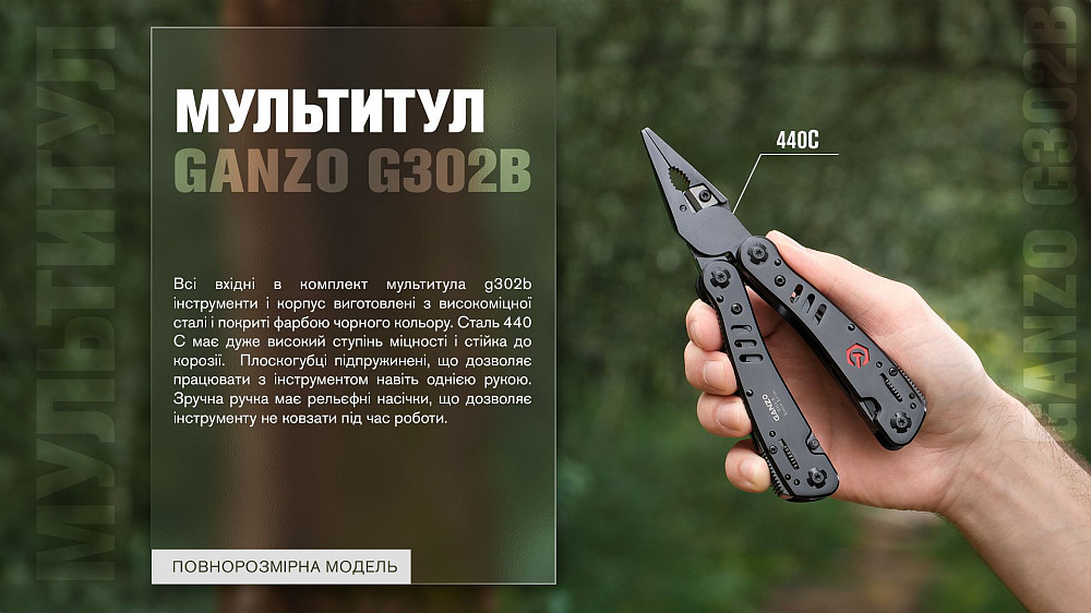 Мультитул Multi Tool Ganzo G302-В Киев - изображение 17