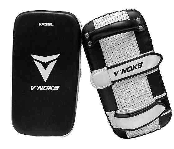 Пади V`Noks Aria White з натуральної шкіри для тренувань ударної техніки 2 ШТ Лапи боксерські Київ