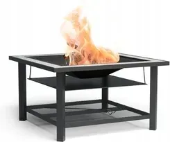Гриль Blumfeldt Duże Palenisko Ogrodowe Misa Ruszt 87X87cm Stal Stół 10041258 Киев - изображение 1