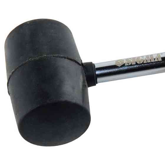 Sigma Киянка резиновая чёрная 225г металлическая обрезиненная рукоятка SIGMA (4317461) Коломыя