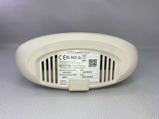 Б/у Wi-Fi 6 Mesh система Netgear Orbi RBS350 AX1800 Гигабитный двухдиапазонный маршрутизатор + сателлит (RBR350+RBS350) Киев