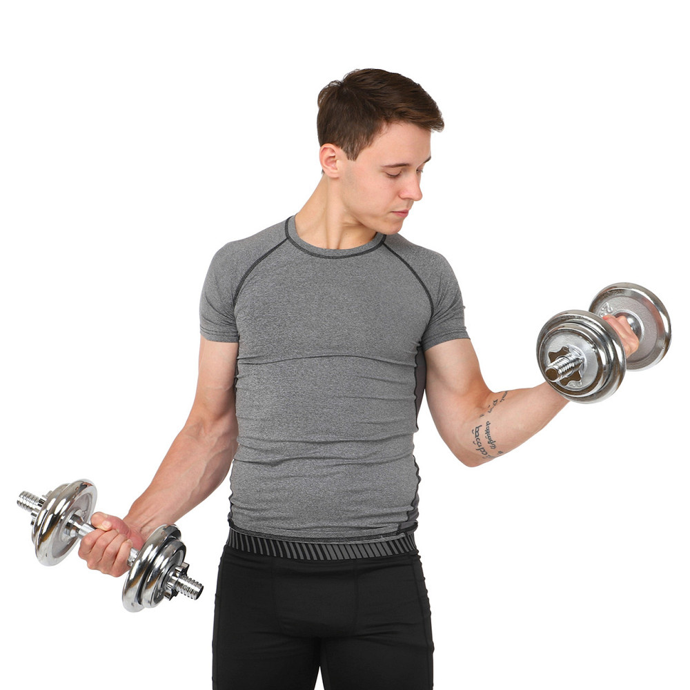 Набір хромованих гантелей 2 по 10 кг в кейсі Zelart-9644 Київ - фото 9