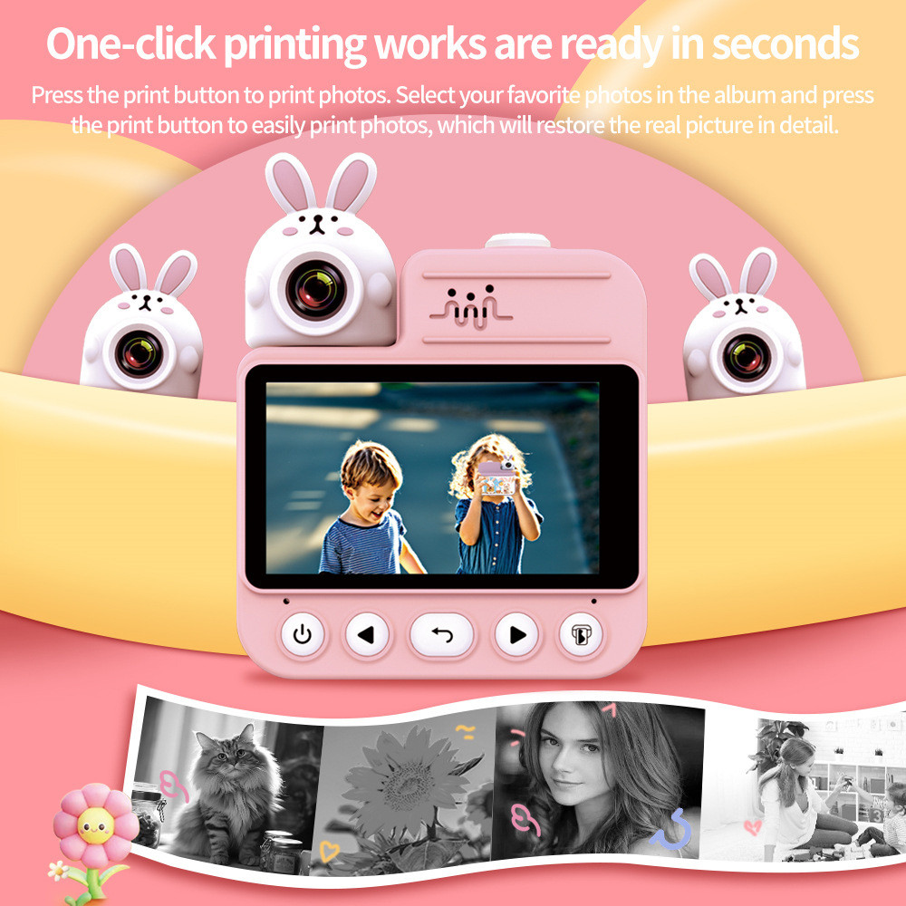 Дитячий миттєвий фотоапарат, Дитяча фотокамера моментального друку, Фотоапарат для творчості дітей JH-31 Івано-Франківськ - фото 5