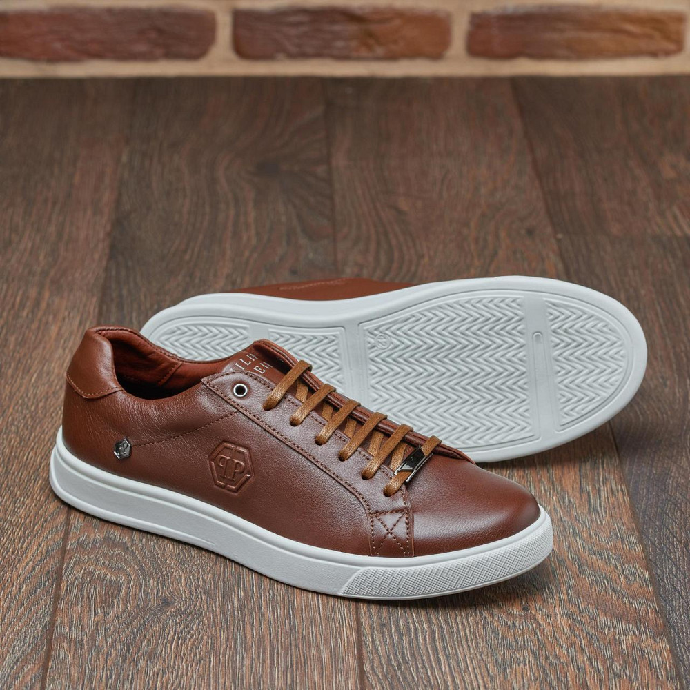 Чоловічі стильні шкіряні кеди М-84 р\б Харьков - изображение 5