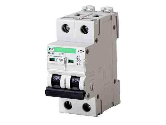 Автоматичний вимикач 2P 25A С 6kA ECO FB1-63 ТМ PF Київ