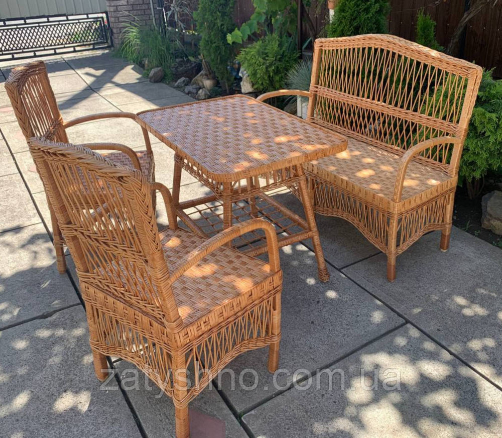 Набор з диваном плетенный из лозы Киев - изображение 5