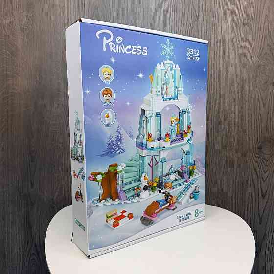 Дитячий конструктор замок Холодне Серце Принцеса Princess 3312 палац Ельза для дівчаток ( 21568 ) Харків