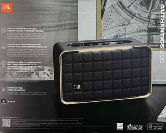 Абсолютно нова ретро-колонка JBL Authentics 200 з Wi-Fi та Bluetooth (JBLAUTH200BLKEP) Киев