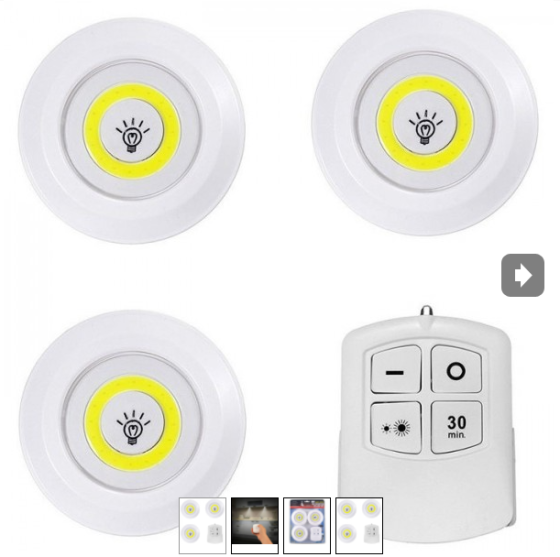 Ліхтар для кемпінгу BL-1012, LED, пульт, три лампи, два режими яскравості, 7477, 4926 Дніпро