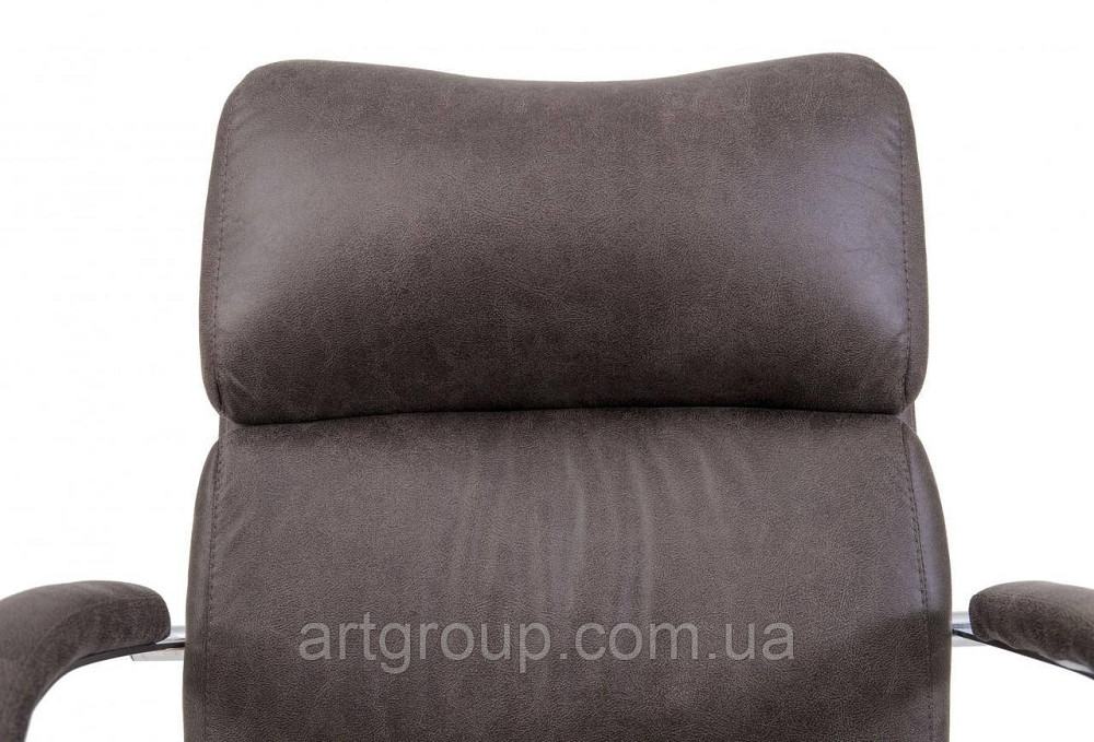 Офисное Кресло Руководителя Richman Dakota Ameli Grey Хром М3 MultiBlock Коричневый Днепр - изображение 10