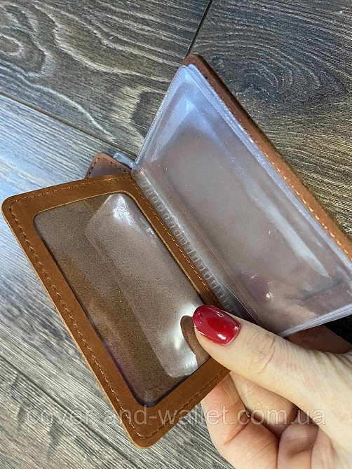 Обкладинка для ID-паспорта й автодокументів із натуральної шкіри ST Leather Київ - фото 4