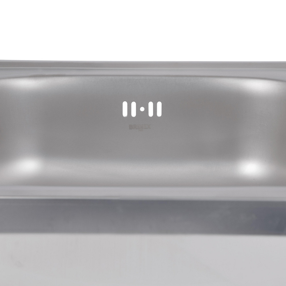 Кухонная мойка Brinex 5050 0,6 мм Satin (BRIN5050SAT06) Киев - изображение 7