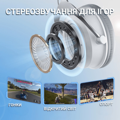 Наушники Fifine H3 RGB White (H3W) Винница - изображение 7