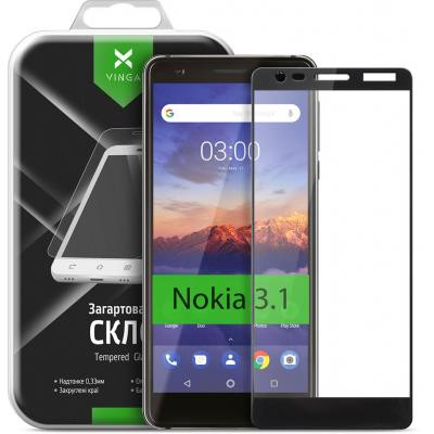 Скло захисне Vinga для Nokia 3.1 Black (VTPGS-N31B) Вінниця - фото 1