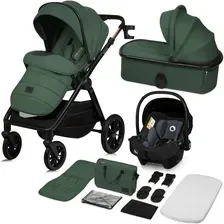 Детская коляска Lionelo Layla 3W1 Zielony Głęboko Spacerowy + Fotelik Киев