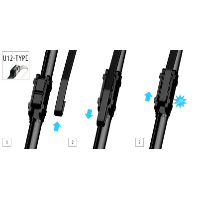 Щетка стеклоочистителя OXIMO безкаркасна 800 mm / 32 (WU12700) Винница - изображение 3