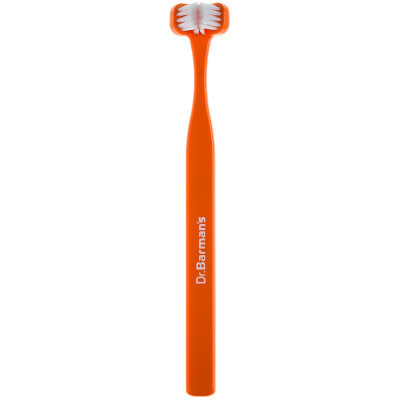 Зубна щітка Dr. Barman's Superbrush Compact Тристороння М'яка Помаранчева (7032572876328-orange) Вінниця - фото 1